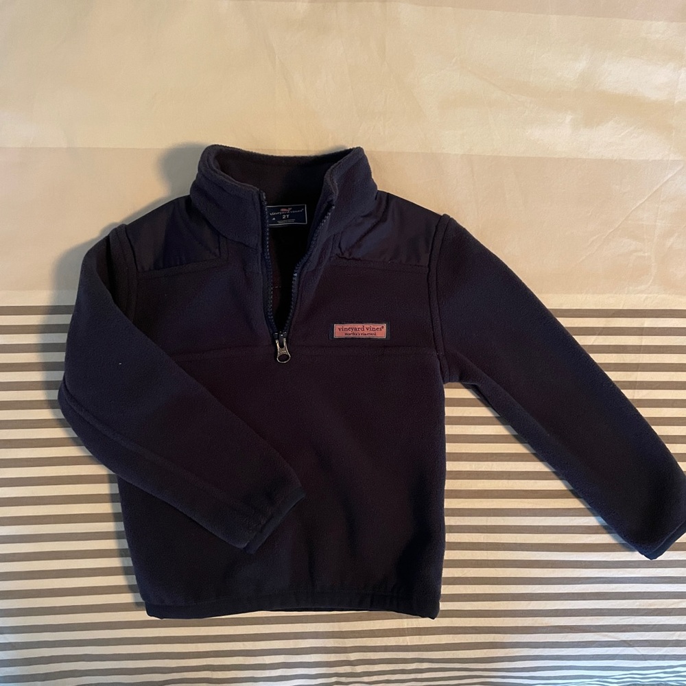 Vineyard Vines Toddler Fleece - Navy Blue 2T